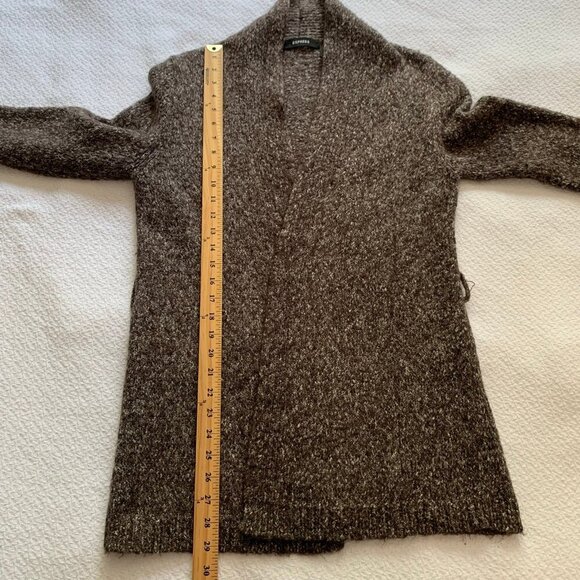 Express wohair and wool blend mock collar long sleeve cardigan sweater - Picture 10 of 10